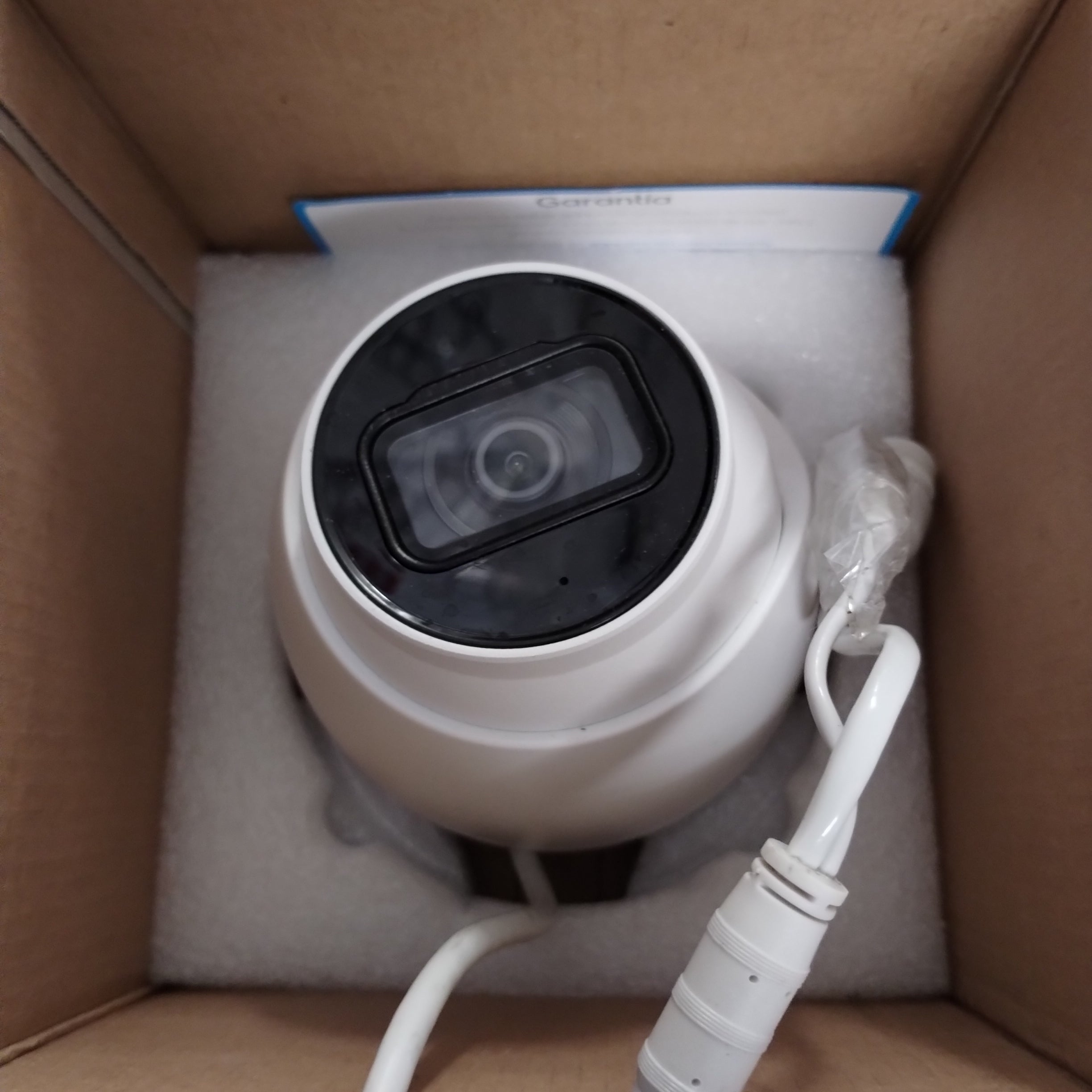 Amcrest UltraHD 4K (8MP) Outdoor Security IP Turret PoE Camera, 3840x2160, 98ft NightVision, 2.8mm Lens, IP67 Weatherproof, MicroSD Recording (256GB), White