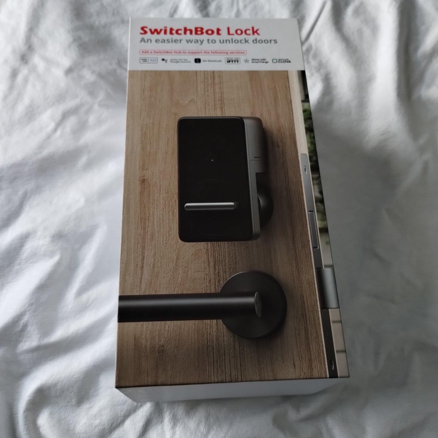 SwitchBot Smart Lock, Bluetooth Electronic Deadbolt, Keyless Entry Door Lock for Front Door, Compatible with WiFi Bridge (Sold Separately), Fits Your Existing Deadbolt,for Airbnbs Vacation Rental