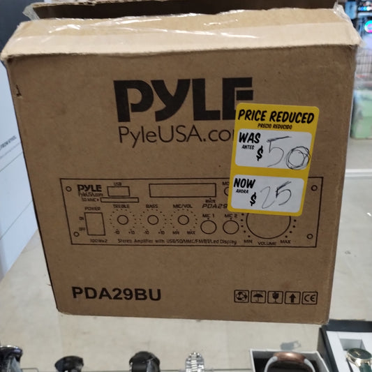 Pyle Stero Amplifier Wireless BT Stero Power Amplifier