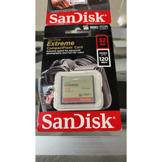 SanDisk Extreme Compact Flash Card 32GB